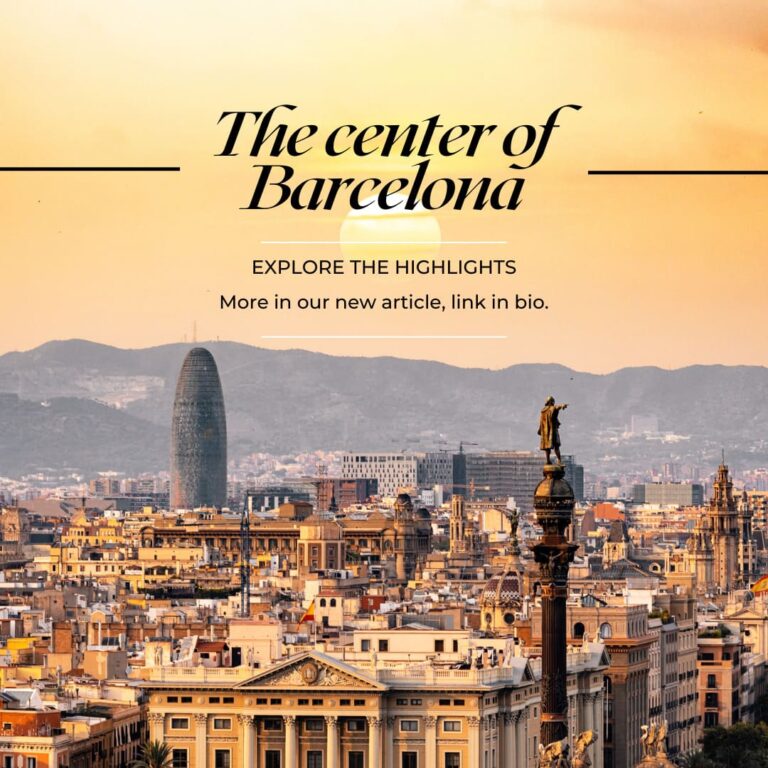 Blog · The center of Barcelona